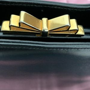 Classic Black Leather Handbag